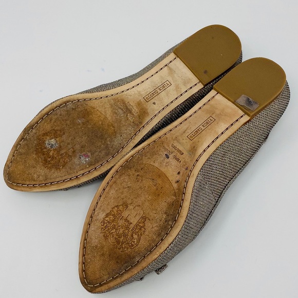 VINCE CAMUTO Timba Beige Metallic Ballet Flat - Picture 6 of 6